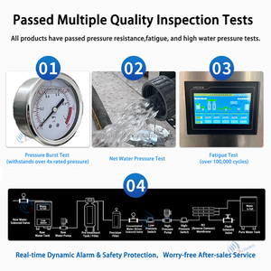 Sistema de Filtração de Água por Osmose Reversa de Alta Qualidade PLC 500L/Hora Purificador de Água Pura Planta de Tratamento de Água 1 Ano - Product Image 3