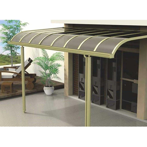 Ngoài trời tự làm không thấm nước giá tốt nhôm mái Polycarbonate mưa che sân thượng ban công Patio che mái hiên tán - Product Image 4