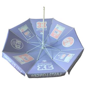 Sombrilla de Playa Grande Personalizada para Exteriores, Diseño Moderno, Manual, Resistente al Viento y a la Lluvia, para Patio, Publicidad, Protección Solar - Product Image 4