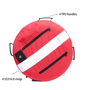 Bouée de sauvetage gonflable personnalisée OEM, étanche, portable, légère, en PVC, pour la plongée, la sécurité en mer et le sauvetage aquatique. - Product Image 2