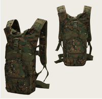 Sac à dos d'hydratation sportif 3L camouflage pour activités de plein air, fournisseur d'or, sans poche à eau