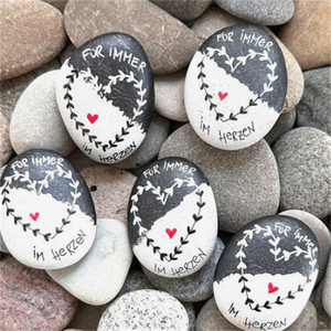 Strumento da disegno regalo per bambini artigianato dipinto attivo da te <span class=keywords><strong>con</strong></span> pietra di ciottoli colorato fornitore di fabbrica popolare naturale pittura ciottoli - Product Image 4