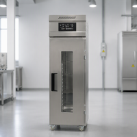 Armoire de Fermentation et de Réfrigération Professionnelle 16 Plateaux avec Fenêtre en Verre pour Boulangerie et Pâtisserie