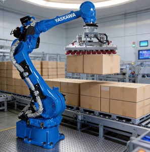 Robot de palettisation super robuste avec une charge utile de 320 kg et une portée de 3159 mm, bras robotique industriel à 4 axes PL320 - Product Image 6