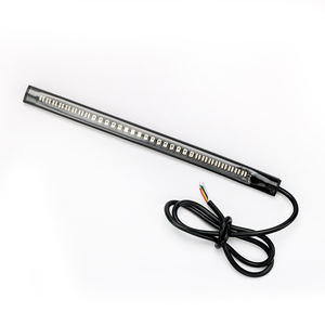 <span class=keywords><strong>Bande</strong></span> de barre de <span class=keywords><strong>feu</strong></span> arrière <span class=keywords><strong>LED</strong></span> pour motos, 1 paire, <span class=keywords><strong>feu</strong></span> rouge et jaune Flexible, clignotant et Double ampoule - Product Image 3