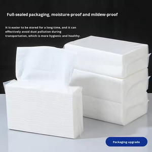 Serviettes de toilette jetables en boîte, en pâte de bois vierge épaissie, personnalisées pour centres commerciaux, hôtels, toilettes, salles de bain et KTV - Product Image 2