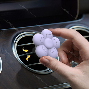 Silicone <strong>Car</strong> Air Freshener Vent <strong>Clip</strong> - BPA-Free Refillable Aromatherapy <strong>Diffuser</strong> Universal Fit for All Vehicles - Product Image 2