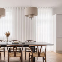 Cortinas de Tul de Diseño Moderno Personalizables, Cenefas de Tul de Estilo Moderno Personalizables