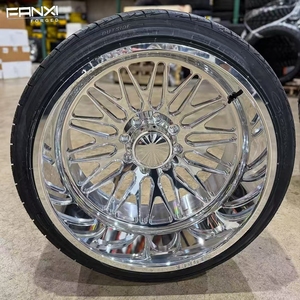 Rines Deportivos Cromados de Aleación Forjada 8x6.5 8x170 8x180 6x139.7 6x135 para Ford F150 F250 22x10 22x12 24x14 para Chevy 8 Birlos - Product Image 2