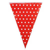 Offre Spéciale Pack de 10 pièces de drapeau de bannière de fanion en papier de dessin animé à thème pour les drapeaux de décoration de fête d'anniversaire de bébé