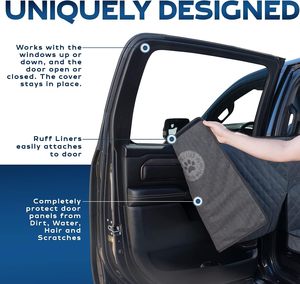 Venta al por mayor funda de asiento de coche para perro funda de asiento impermeable hamaca 600D resistente a prueba de arañazos fundas de asiento trasero suaves y duraderas - Product Image 5