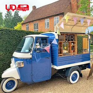 UrDream Usine de Chine Tricycle alimentaire mobile 3 roues Voiture de singe électrique Ape Meilleur camion alimentaire pliant à café