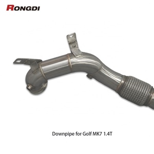 ท่อระบายไอเสียสแตนเลส304ท่อระบายไอเสียสำหรับ MK7กอล์ฟ VW 1.4T ท่อ Audi A3ประสิทธิภาพ2015-2017 - Product Image 2