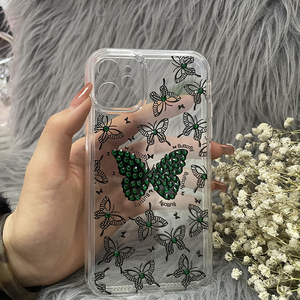 Custodia per Telefono 3 in 1 in PC e TPU, Impermeabile, Antiurto, con Funzione Portafoglio e Diamanti - Product Image 2