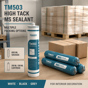 Adhésif polymère MS silane 290 ml, haute adhérence, mastic hybride de construction, liaison instantanée, forte adhérence initiale - Product Image 6
