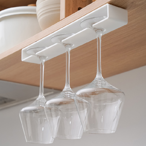 Support à verres à vin en plastique de type crochet <span class=keywords><strong>avec</strong></span> séchoir intégré pour cuisine, bar, restaurant - Product Image 3