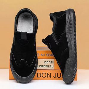 Zapatos <span class=keywords><strong>de</strong></span> Seguridad para Hombre, Estilo Moderno, <span class=keywords><strong>de</strong></span> Lona Impermeable, Antideslizantes, Resistentes al Desgaste, Transpirables, <span class=keywords><strong>de</strong></span> Color Sólido, Casuales, para el Trabajo - Product Image 3
