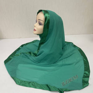MS-2075 <span class=keywords><strong>2026</strong></span> Nuevo Estilo Hiyab de Gasa con Bordado Calado y Pedrería, Pañuelos y Chales Tradicionales para Mujeres Musulmanas - Product Image 6