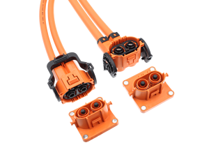 Connecteur de charge pour véhicule électrique Orange, adaptateur femelle 2 broches, boîtier de prise haute tension automobile - Product Image 4