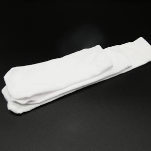 Blank White Crew Sport Men's High Quality Wholesale Custom <b>Polyester</b> <b>Socks</b> for Sublimation - Product Image 2