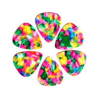 Pick Gitar Seluloid Warna-warni Profesional Custom 0.46 0.71 0.96 1.2 1.5mm, Part & Aksesoris Instrumen Senar