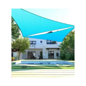 Supplier Hdpe White Retractable Garden Sun Protection Shade Sail Cloth For Garden