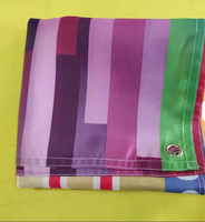 Drapeaux en polyester imprimés numériquement, écologiques, avec impression de logo personnalisé, tailles personnalisables