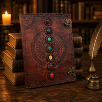 Journal en Cuir Fait Main Carnet Vintage Bloc de Croquis pour Écrire Voyager et Offrir