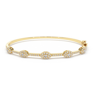 Famous Luxury Designers Jewelry Evil Eye Diamond Designer <strong>Bangle</strong> <strong>Bracelet</strong> - Product Image 1