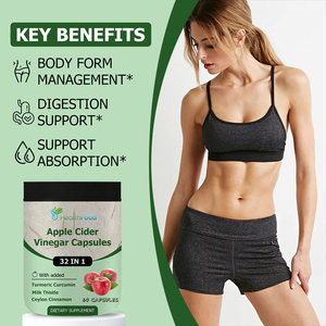 OEM ODM Wholesale Custom Apple Cider Vinegar Capsules Turmeric Curcumin Milk Thistle Ceylon Cinnamon Manage Body Form Digestion - Product Image 6
