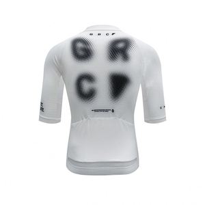 เสื้อจักรยานผู้ชาย OEM ระบายเหงื่อได้ดี แขนสั้น มีซิป สำหรับทีม คลับ ปั่นจักรยานบนถนน มีกระเป๋าซิป - Product Image 3