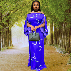 Robes décontractées longues et amples pour femmes, dernières tendances, à épaules dénudées - Product Image 3