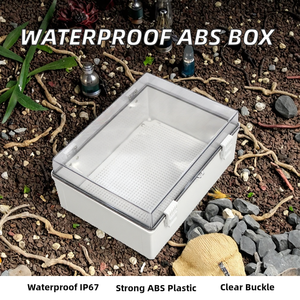 Transparent ABS Junction <b>Box</b> Enclosure 400x300x180mm <b>Waterproof</b> IP67 Dustproof Power Supply Case - Product Image 2