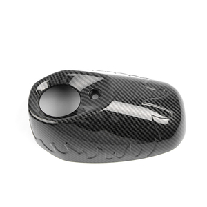 Para yamha XMax 300 2023 fibra de carbono <span class=keywords><strong>transferencia</strong></span> de agua impresión otras partes del cuerpo cubierta de escape de motocicleta caja de plástico duro - Product Image 1