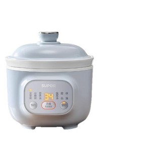 Cuisinière électrique à cuisson lente Supor, pot intérieur en céramique de 1L, contrôle du minuterie numérique, multifonction automatique, utilisation domestique - Product Image 5
