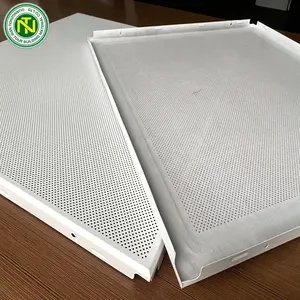 Đục lỗ cách nhiệt gạch trần nhôm trần Panel 600x600 lửa Đánh Giá Kim Loại Trần giá vuông hiện đại Việt Nam