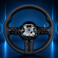 Volant sport multifonction en cuir noir pour BMW F80 M3 F82 M4, remplacement et amélioration avec palettes de changement de vitesse