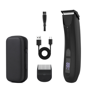 Recortadora de vello corporal IPX7, lavable, eléctrica, para hombres, depiladora, afeitadora, kit de cuidado corporal y de barba - Product Image 1