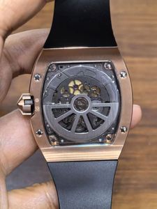 Montre mécanique automatique de luxe de haute qualité 67-01, ultra-fine, 7,75 mm, en alliage de titane, de forme tonneau - Product Image 4