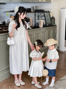 <span class=keywords><strong>T</strong></span>-<span class=keywords><strong>shirt</strong></span> coréen en coton en gros maman <span class=keywords><strong>et</strong></span> moi famille tenues assorties é<span class=keywords><strong>t</strong></span>é couleur unie - Product Image 5