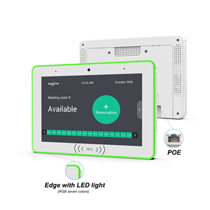Pantalla de 10.1 Pulgadas de Alto Brillo, IP65 Resistente al Agua, 5MP, Montaje en Pared, con NFC y POE para Salas de Reuniones, Compatible con Animación WA8058 - Product Image 1