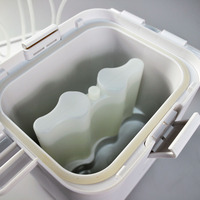 Lot de 6 glacières portables écologiques en plastique pour bière en canette, distributeur de bière pour pique-nique, plage, sports de plein air