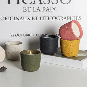 Lilin aromaterapi semen lilin kedelai beraroma tempat lilin rumah dalam ruangan wadah - Product Image 5