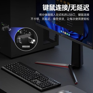 WODEXUN <b>USB</b> 3.0 Hub 3 Port Splitter Compact Design For <b>Keyboard</b> Mouse Flash Drive - Product Image 4