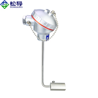PT100 Temperature Sensor Platinum Resistance Tube Type Patch L-type 4-20mA Transmitter Surface Temperature Measurement