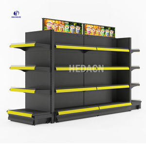 Thiết bị giá kệ Gondola Kim Loại hiển thị cửa hàng tạp hóa Kệ sử dụng mua sắm siêu thị kệ giá - Product Image 5