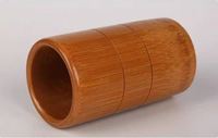 Kit de ventouses traditionnel chinois pour massage, thérapie corporelle, ventouses en bambou carbonisé pour la santé
