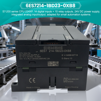 Siemens 6ES7 214-1BD23-0XB8 Nuevo Módulo PLC de Unidad Compacta Original CPU SIMATIC S7-200 CPU 224 6ES7214-1BD23-0XB8