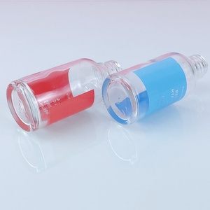 Botella con Gotero para Aceites Esenciales para el Cuidado de la Piel, 30ml 50ml, Envase Cosmético Transparente, Aceite Capilar 1oz, Botella de Vidrio para Suero Facial, Serigrafiada - Product Image 3
