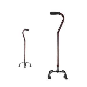 Équipement de réadaptation hauteur ajuster canne en gros portable personnes âgées 4 jambes bâton de marche medic - Product Image 3